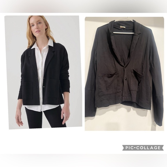 Pact Airplane Relaxed Fit Blazer Jacket Organic Cotton Size S - Picture 1 of 5